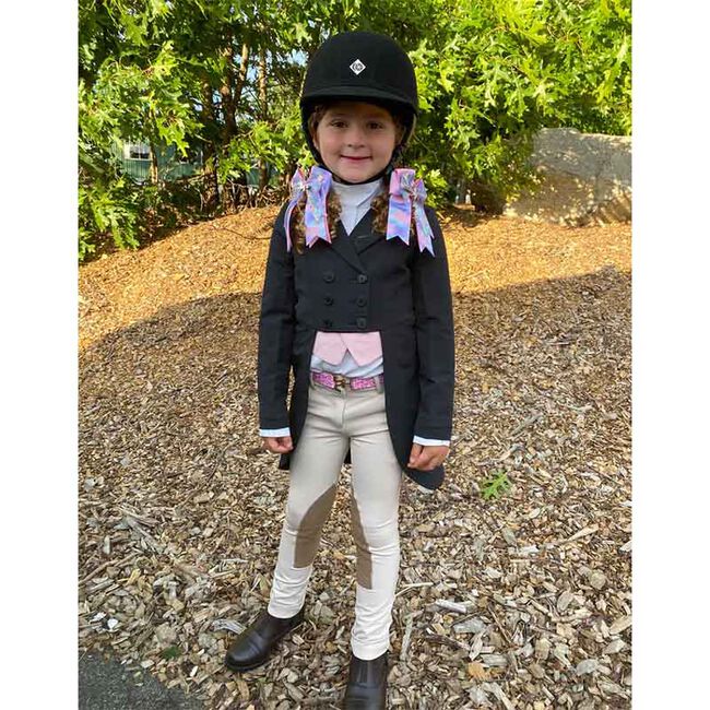 Belle & Bow Girl's Equestrian Show Jodhpurs - Tan image number null