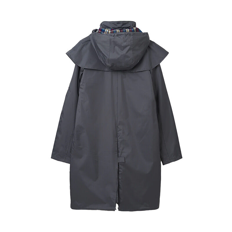 Three quarter best sale length waterproof coat