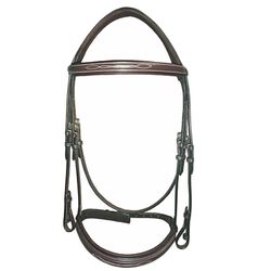 Henri de Rivel Mono Crown Bridle with Padded Wide Noseband