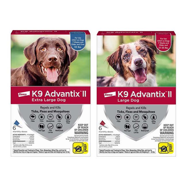 K9 Advantix II Dog Tick and Flea Topical - 6-Pack image number null