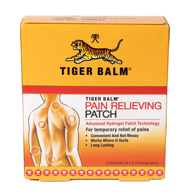 Tiger Balm Pain Relieving Patches - 5-Pack image number null