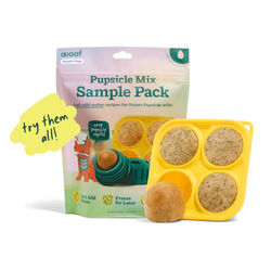 Woof Pupsicle Treat Mix - Sample Pack - 4 Flavors - 5.5 oz
