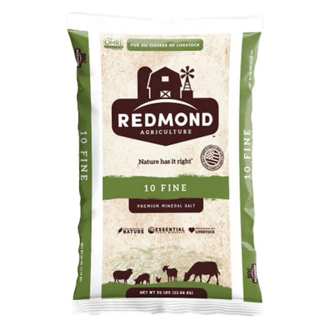 Redmond Agriculture 10 Fine Salt - 50 lb image number null