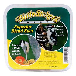 Pine Tree Farms Birdwatcher's Best Suet Cake - Superior Blend - 11 oz