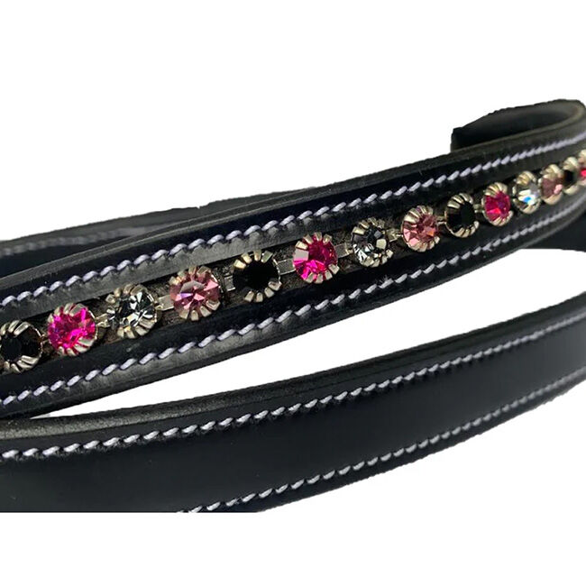 KL Select Crystal Dog Leash - Blackberry image number null