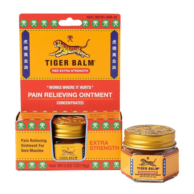 Tiger Balm Extra Strength Ointment for Arthritis & Joint Pain - 0.63 oz (18g) image number null