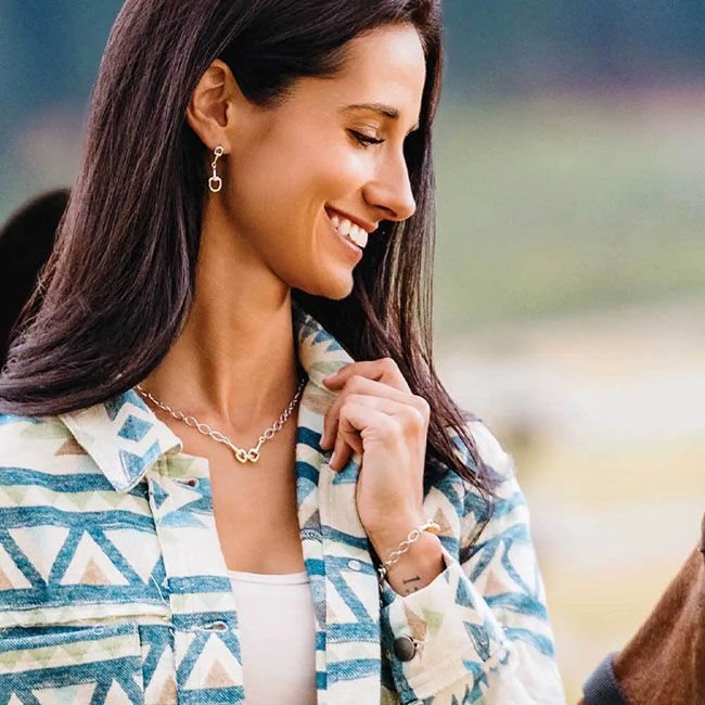 Montana Silversmiths Enjoy the Ride Necklace image number null