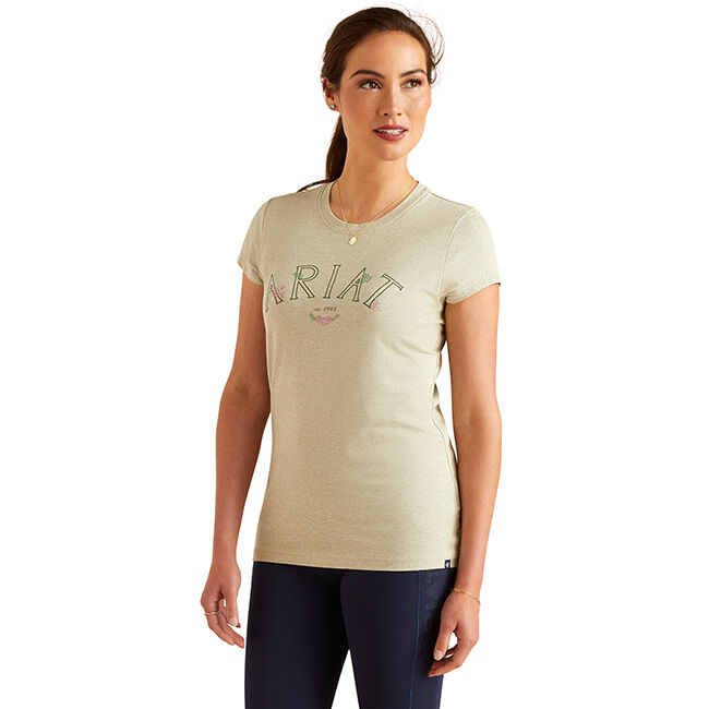Ariat Women's Posey T-Shirt - Heather Laurel Green image number null