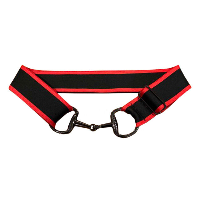 Anademi Stretch Belt with Black Bit Buckle - Stripes image number null