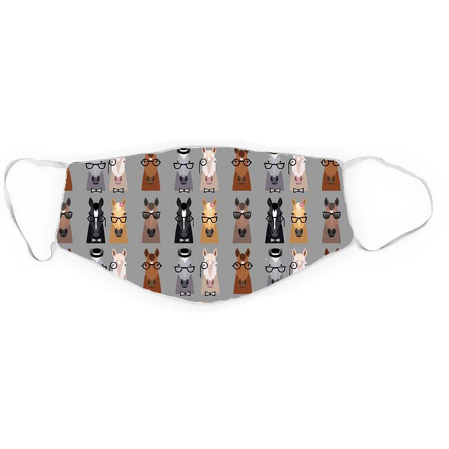 Dreamers and Schemers Face Masks - Horses and Unicorns Smart Horse image number null