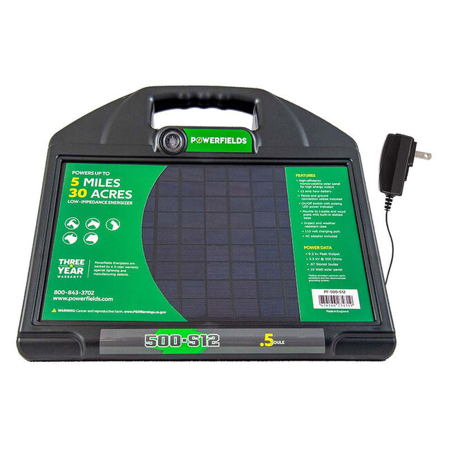Powerfields 0.5 Joule Solar 12 Volt DC Energizer image number null