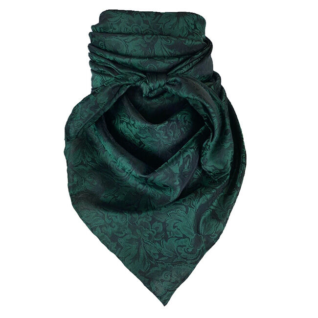 Wyoming Traders Wild Rag Baroque Silk Scarf - Basil image number null
