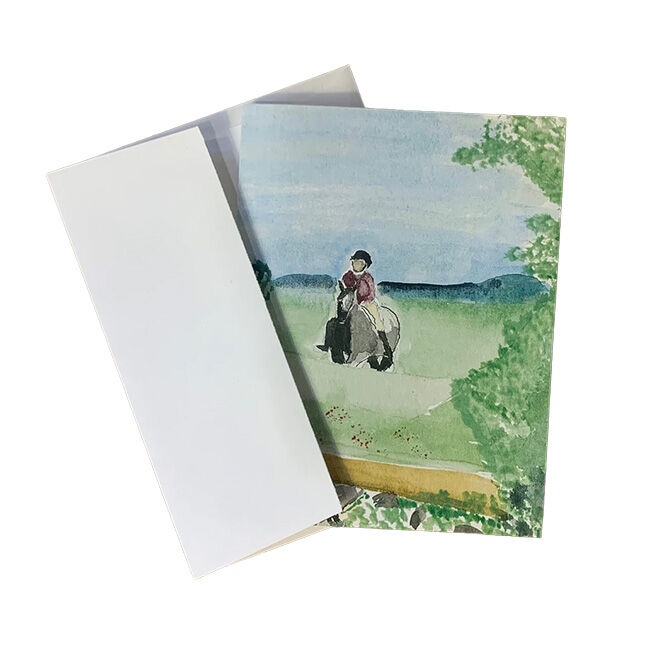 Monthly Missive Blank Notecards - 10-Count - Stone Wall Approach image number null