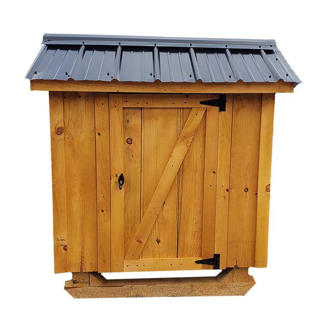 NV Farms 3' x 5' Chicken Coop with Black Metal Roof image number null