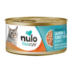 Nulo FreeStyle Cat Food - Minced Salmon & Turkey Recipe in Gravy - 3 oz