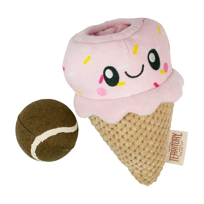 Territory 2-in-1 Dog Toy - Ice Cream image number null
