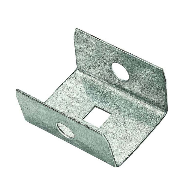 National Hardware Box Rail End Cap Galvanized Steel  image number null