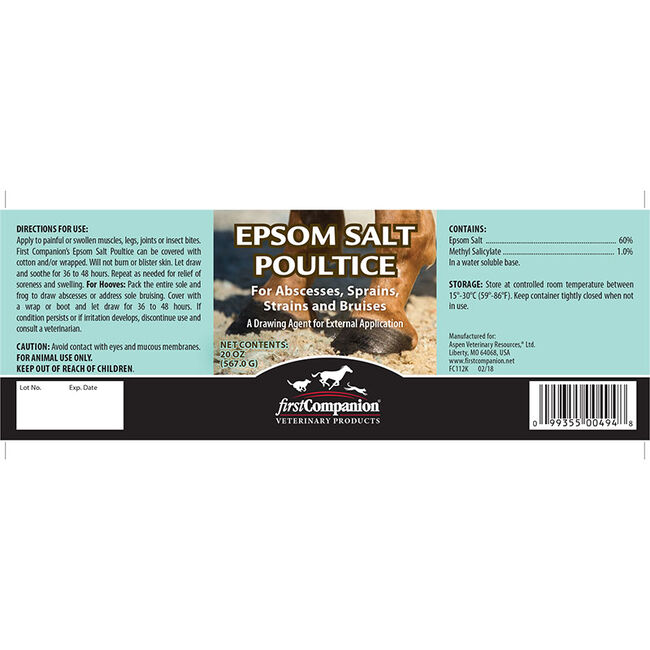 First Companion Epsom Salt Poultice image number null