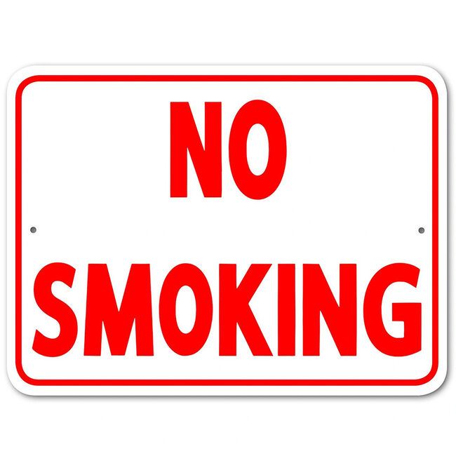 Noble Beasts Graphics Sign - No Smoking image number null