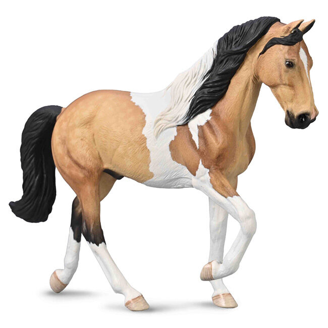 CollectA by Breyer Tennessee Walking Horse Stallion - Buckskin Tobiano image number null