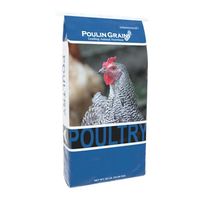 Poulin Grain Poultry Grower & Finisher - Crumblets - 50 lb image number null