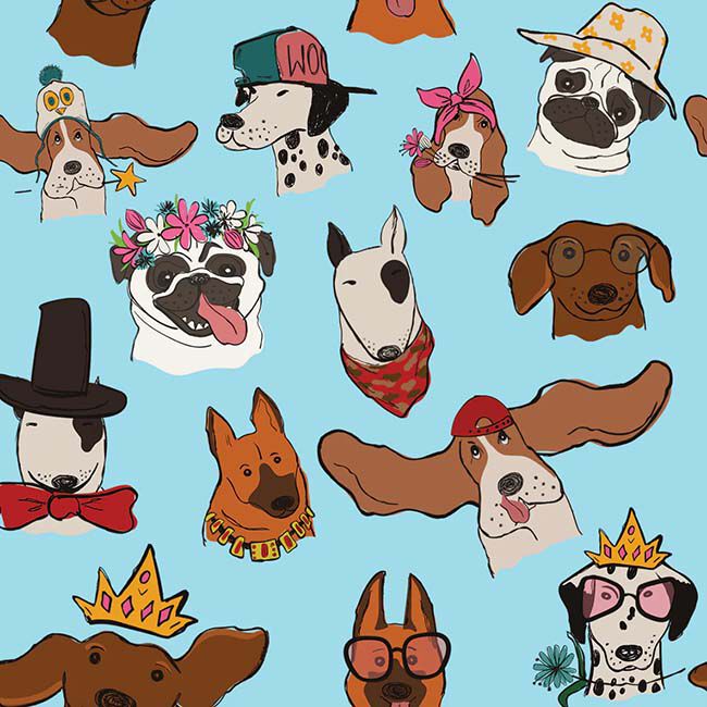 Dreamers & Schemers Boot Socks - Pair and a Spare - Can I Pet That Dog image number null