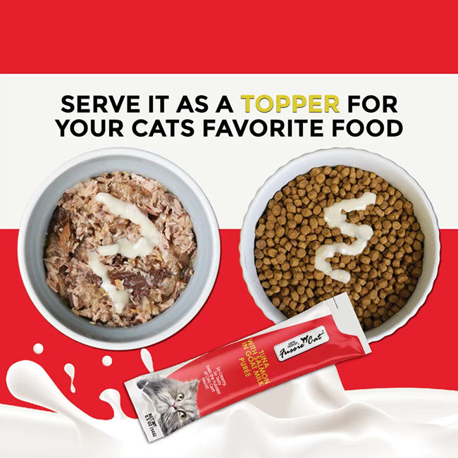 Fussie Cat Puree Tuna with Salmon in Goat Milk - 4-Pack image number null
