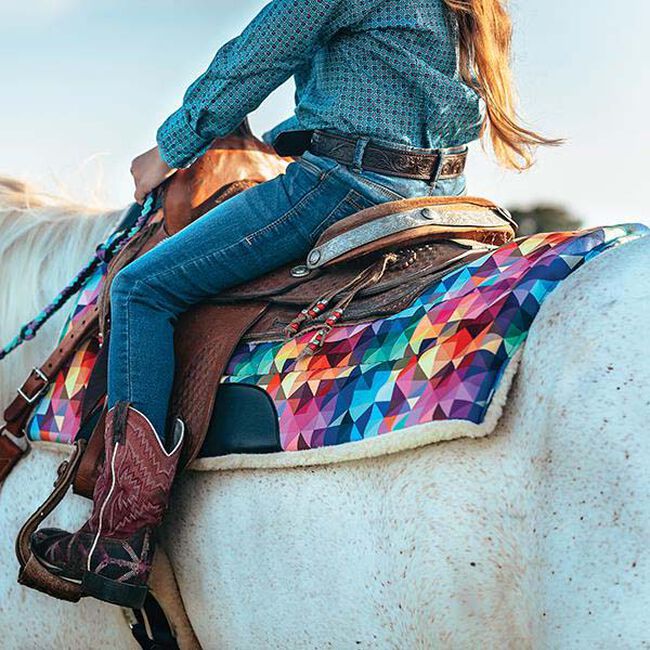 Weaver Pony Saddle Pad - Kaleidoscope image number null