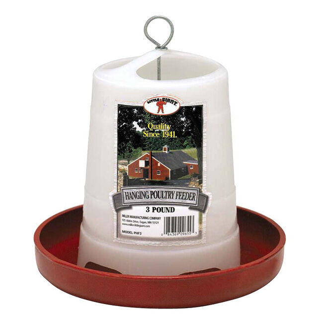 Little Giant 3lb Plastic Hanging Feeder  image number null