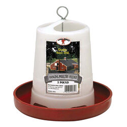 Little Giant Plastic Hanging Poultry Feeder - 3 lb Capacity
