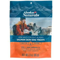 Alaska Naturals 100% Wild Caught Alaska Salmon Skin Dog Treats