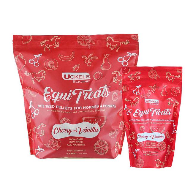 Uckele EquiTreats CherryVanilla BiteSized Horse & Pony Treats The