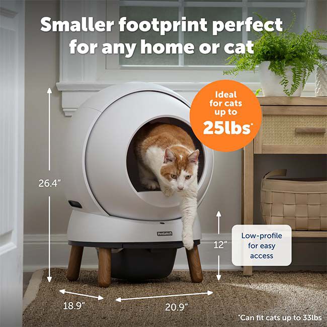 PetSmart Smart Cat Litter Box - ScoopFree SmartSpin Self-Cleaning Litter Box - White image number null