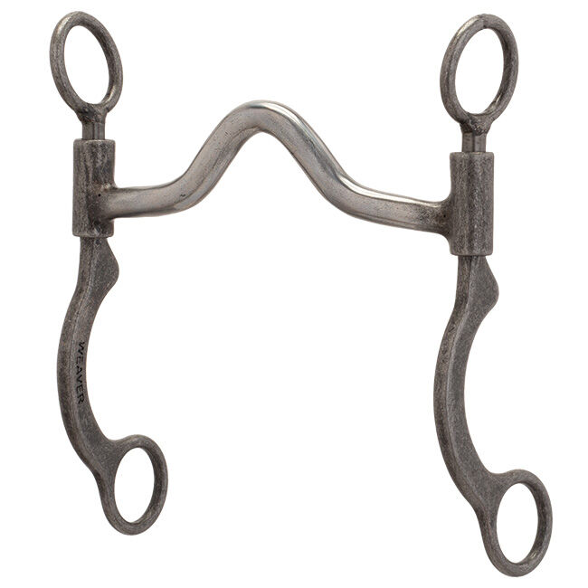 Weaver Pro Series Short 6-1/2" Cheek Horse Bit - Sweet Iron Port image number null