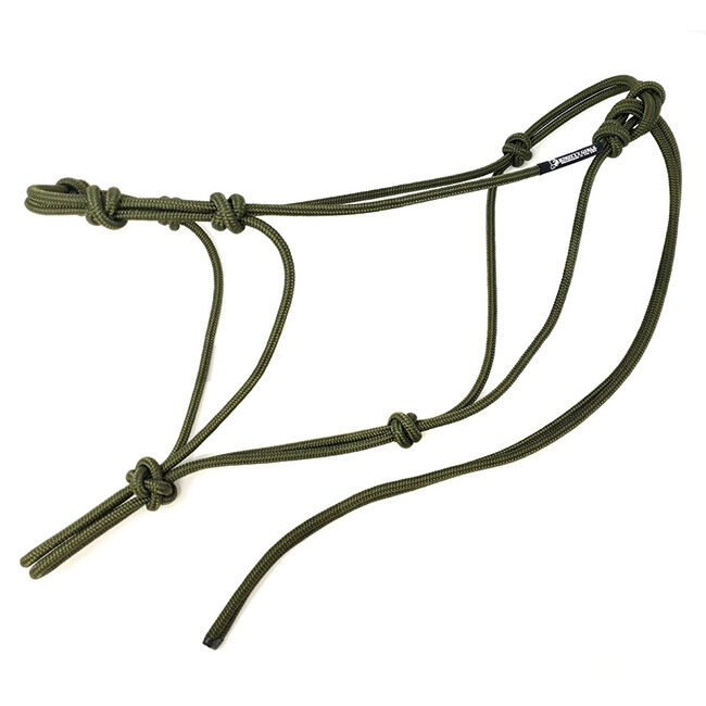 Knotty Girlz Stiff 2-Knot Halter with 1/4" Polyester Cord image number null