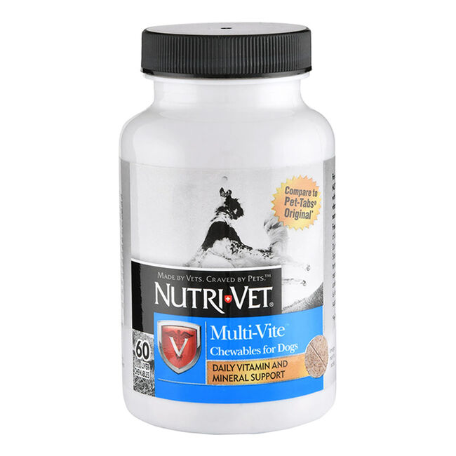 NutriVet MultiVite Chewables for Dogs 60Count The Cheshire Horse