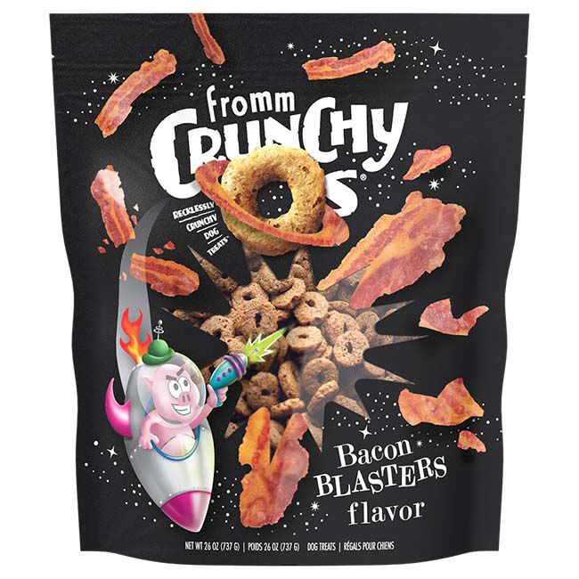 Fromm Crunchy O's Dog Treats - Bacon Blasters image number null
