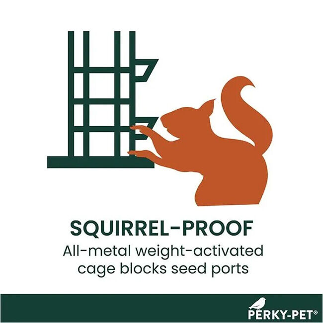 Perky-Pet Squirrel-Be-Gone Bird Feeder image number null