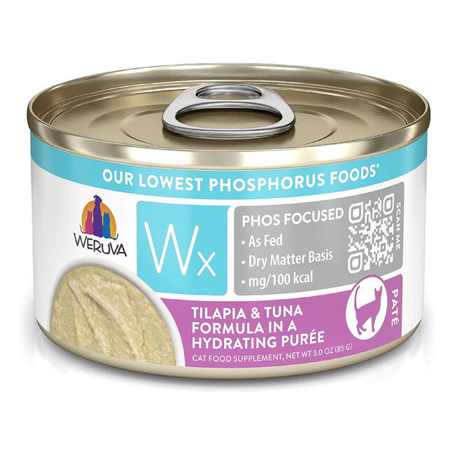 Weruva Wx Low Phosphorus Cat Food - Tilapia & Tuna in a Hydrating Puree image number null