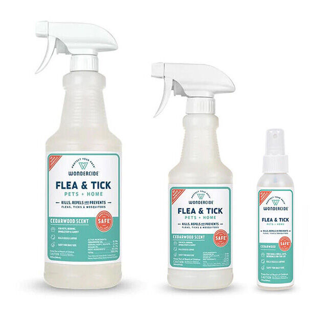 Wondercide Flea & Tick Spray for Pets & Home with Natural Essential Oils - Cedarwood Scent image number null
