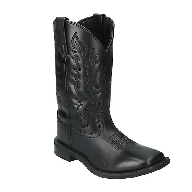 Smoky Mountain Boots Women's Outlaw Square Toe Western Boots - Black image number null