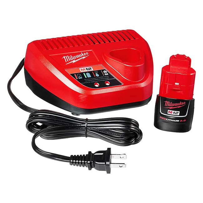 Milwaukee M12 LithiumIon Battery Starter Kit The Cheshire Horse