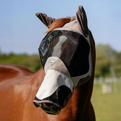 LeMieux Kudos AeroGuard Fly Mask - Pecan