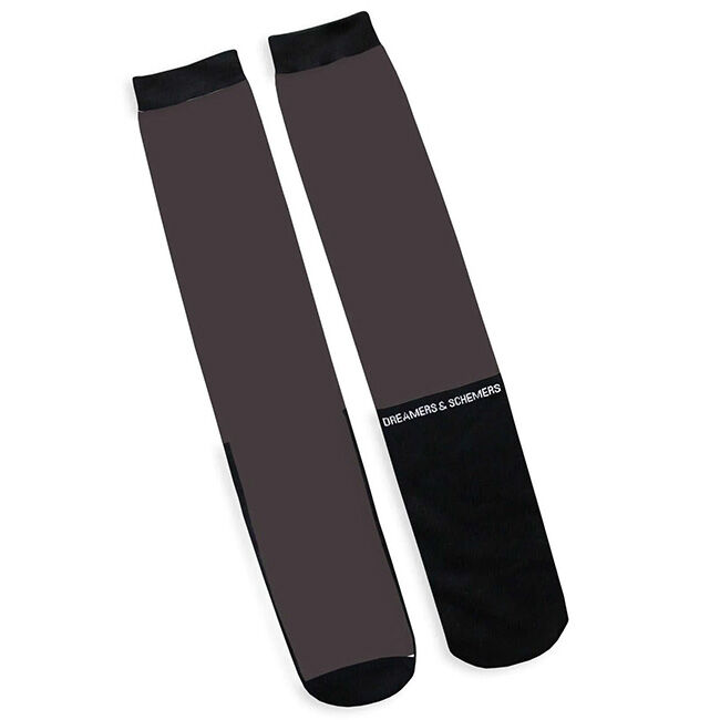 Dreamers & Schemers Solid Boot Socks - Dark Brown image number null