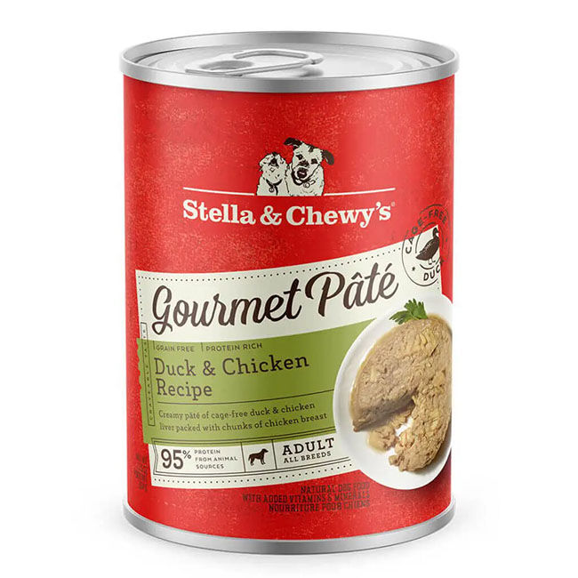 Stella & Chewy's Gourmet Pate for Dogs - Duck & Chicken Recipe - 12.5 oz image number null