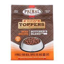 Primal Raw Frozen Butcher's Blend Topper - Beef - 2 lb