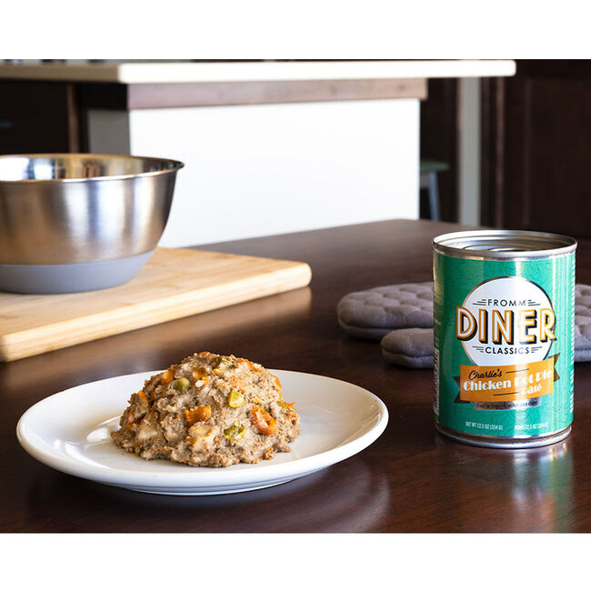 Fromm Diner Classics Dog Food - Charlie's Chicken Pot Pie Pate image number null