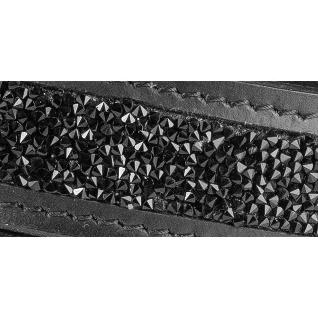 USG Mosaik Leather Belt with Silver Buckle image number null