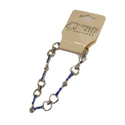 Finishing Touch of Kentucky Bracelet - Snaffle Bits - Blue