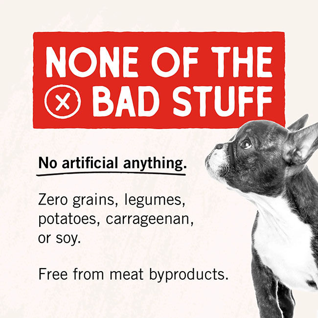 Stella & Chewy's Shredrs Meal or Topper for Dogs - Beef & Salmon Recipe in Broth - 2.8 oz image number null